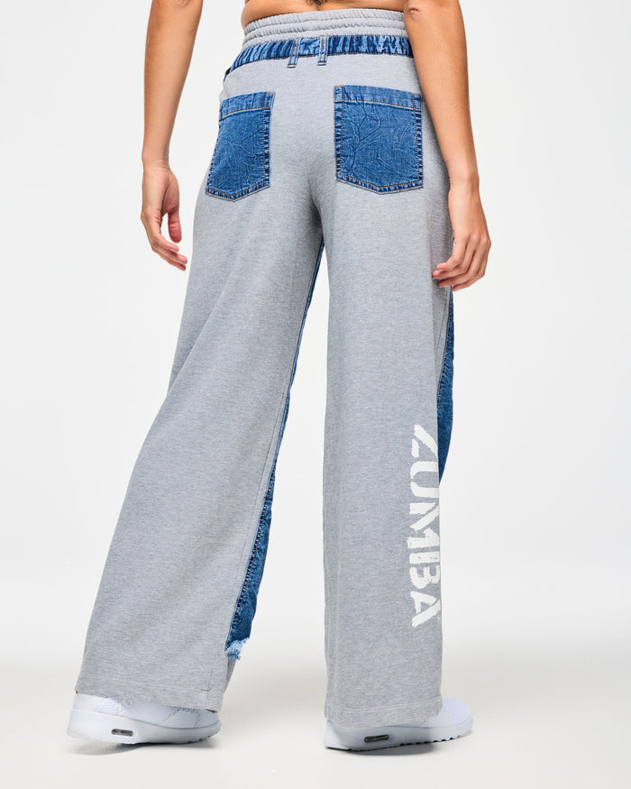 Denim # Blue Jean Denim Sweatpants