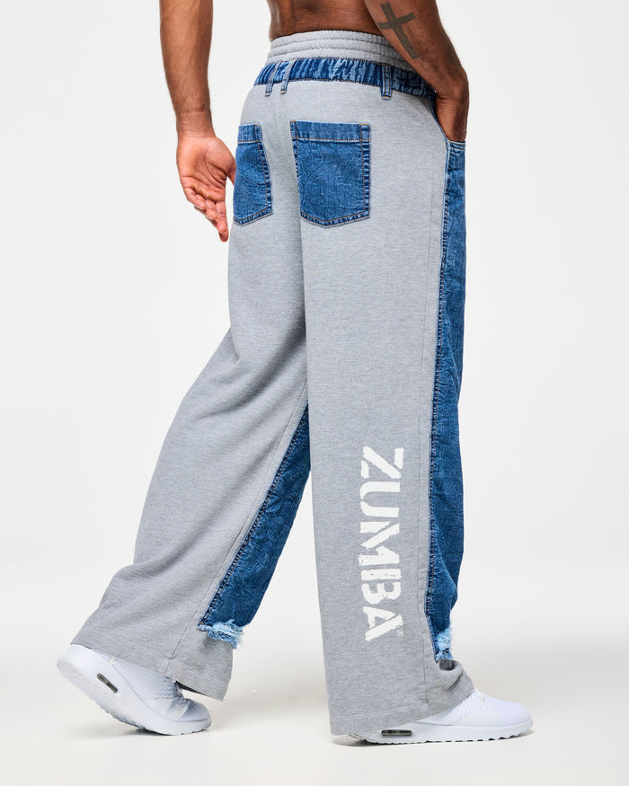 Denim # Blue Jean Denim Sweatpants