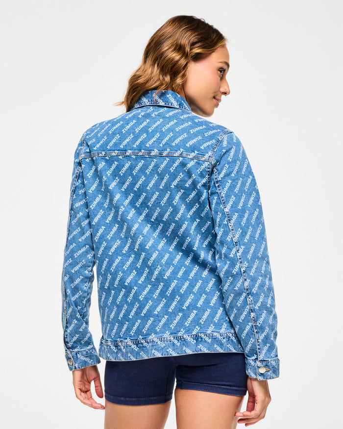 Denim # Blue Jean Long Denim Jacket