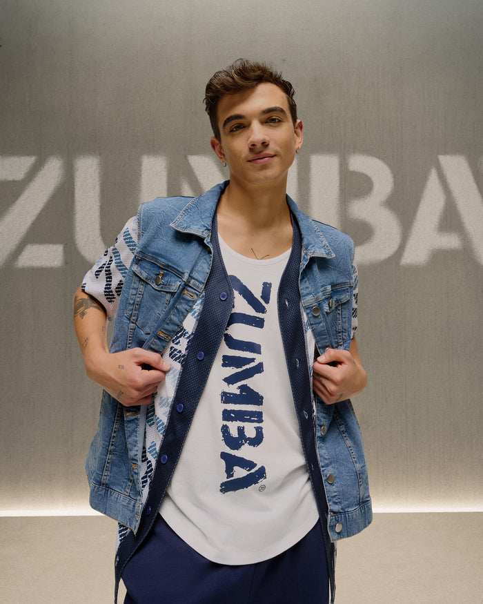 Blue Jean Long Denim Vest