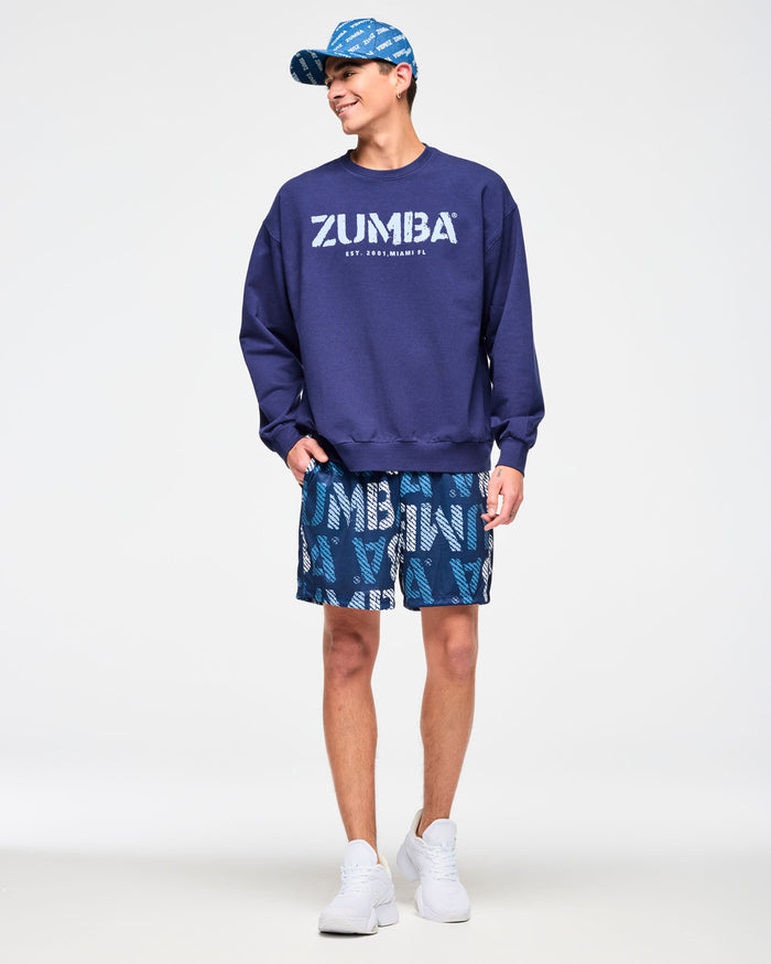Denim # Blue Jean Men's Pullover Sweatshirt