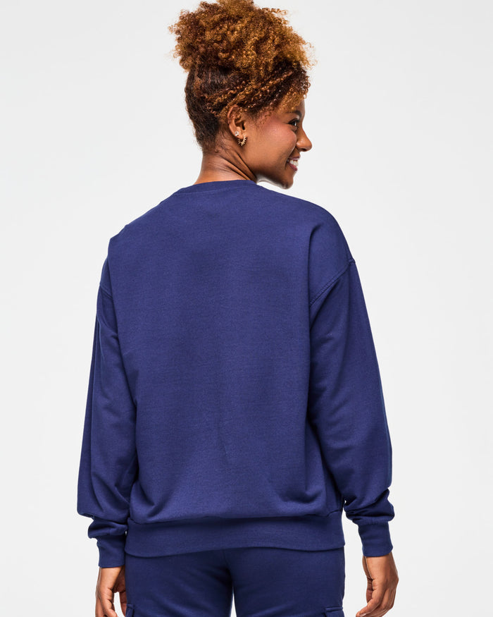 Denim # Blue Jean Men's Pullover Sweatshirt