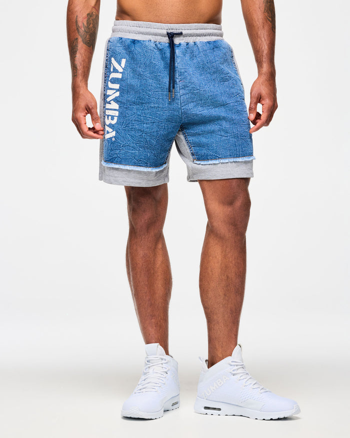 Denim # Blue Jean Zumba Denim Shorts