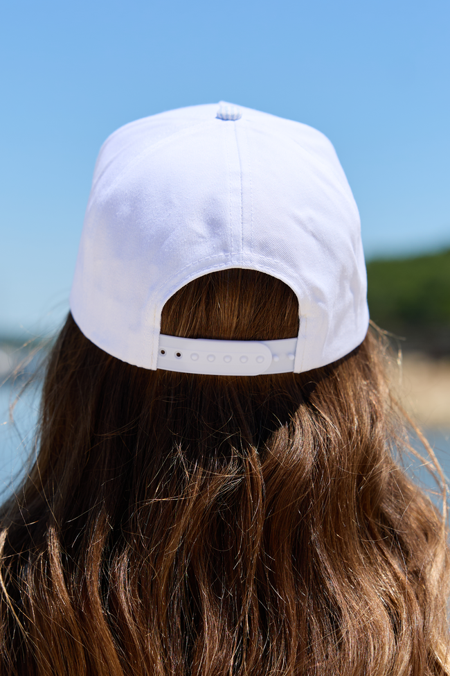 Blue Striped America Bow Hat