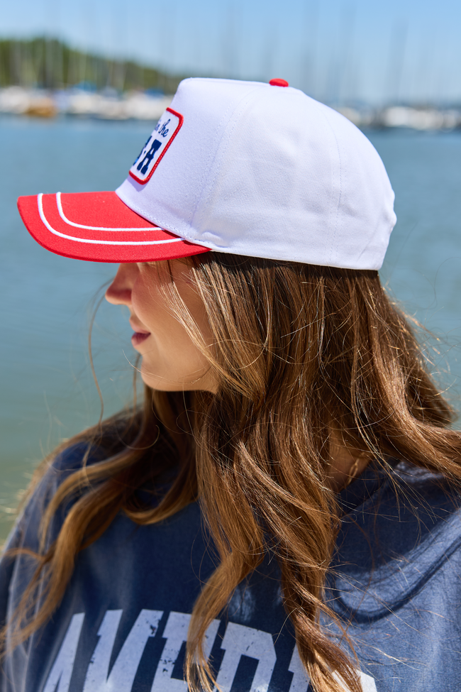 Born In The USA Red Trucker Hat