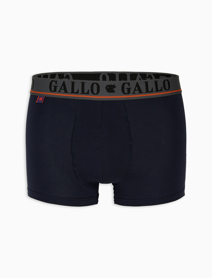 Boxer basico intimo cotone blu tinta unita - Gallo 1927 - Official Online Shop