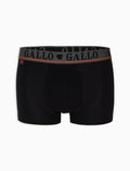 Boxer basico intimo cotone nero tinta unita - Gallo 1927 - Official Online Shop