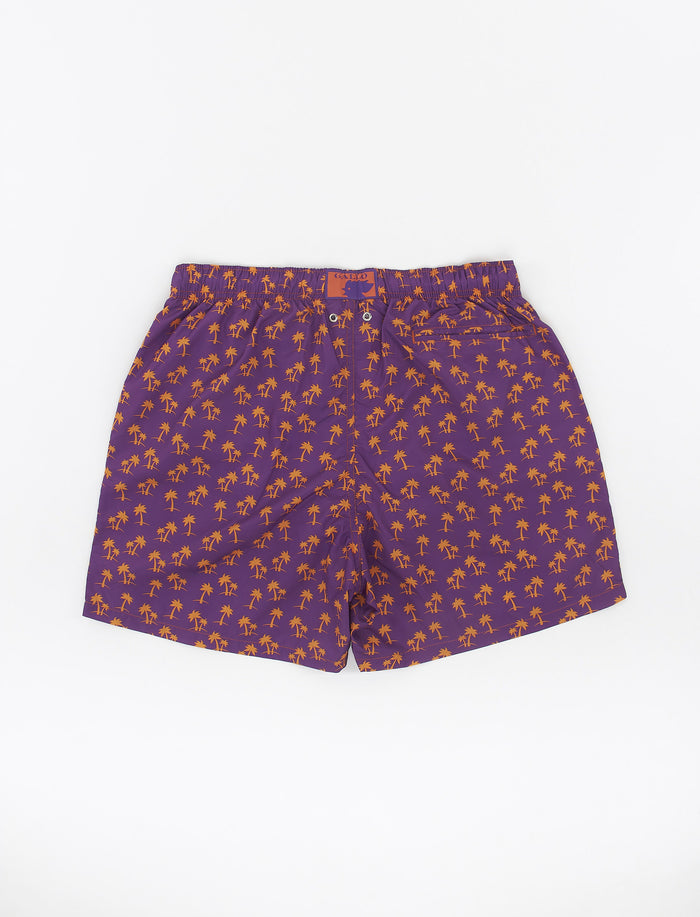 Boxer mare uomo poliestere strelizia fantasia palmette - Gallo 1927 - Official Online Shop
