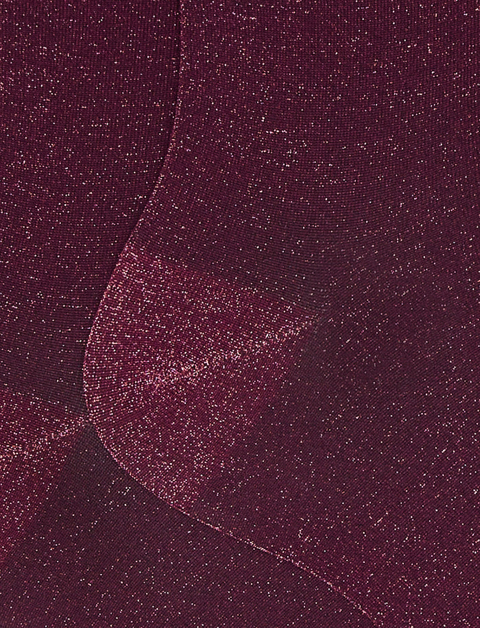 Calze corte donna fucsia tinta unita effetto scintillante - Gallo 1927 - Official Online Shop