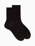 Calze corte donna viola tinta unita effetto scintillante - Gallo 1927 - Official Online Shop