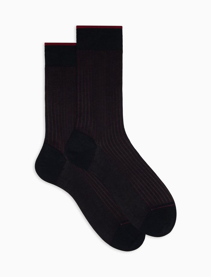 Calze corte uomo cotone blu vanisé - Gallo 1927 - Official Online Shop