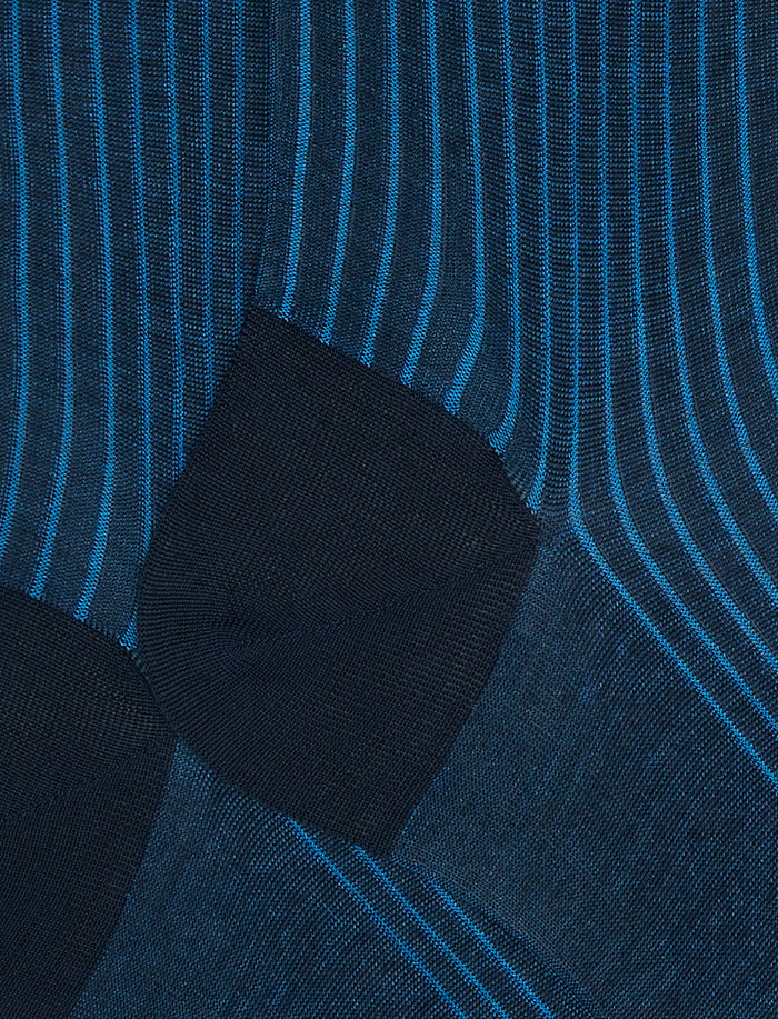 Calze corte uomo cotone blu vanisé - Gallo 1927 - Official Online Shop