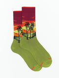 Calze corte uomo cotone leggero erba fantasia spiaggia - Gallo 1927 - Official Online Shop