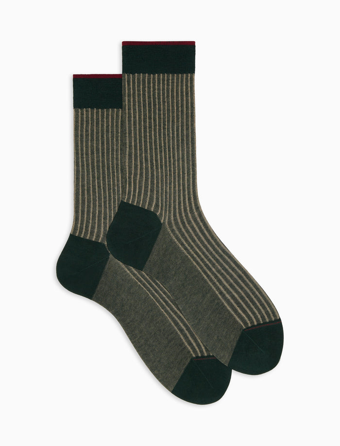 Calze corte uomo cotone pino twin rib - Gallo 1927 - Official Online Shop