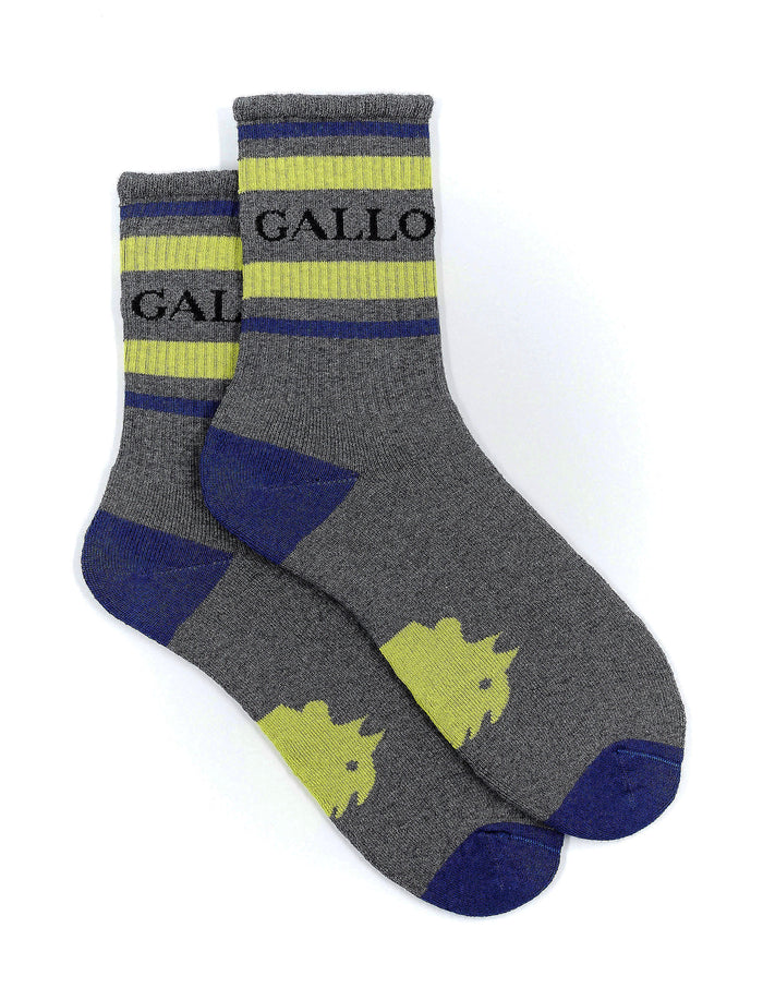 Calze corte uomo spugna di cotone pirite con scritta gallo - Gallo 1927 - Official Online Shop