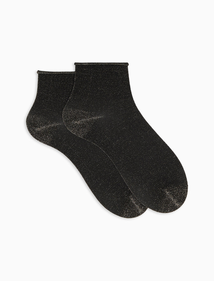 Calze cortissime donna lurex vulcano tinta unita - Gallo 1927 - Official Online Shop