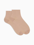 Calze cortissime donna rosa tinta unita effetto scintillante - Gallo 1927 - Official Online Shop
