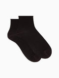 Calze cortissime donna viola tinta unita effetto scintillante - Gallo 1927 - Official Online Shop