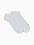 Calze fantasmini donna cotone con effetto scintillante bianco - Gallo 1927 - Official Online Shop
