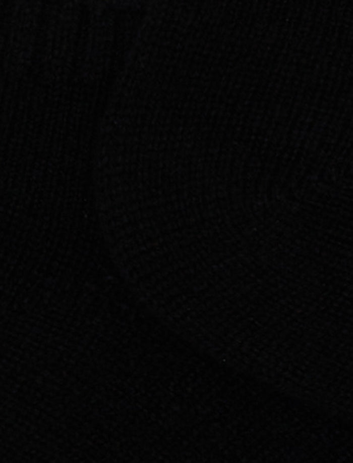 Calze fantasmini uomo cashmere nero tinta unita - Gallo 1927 - Official Online Shop