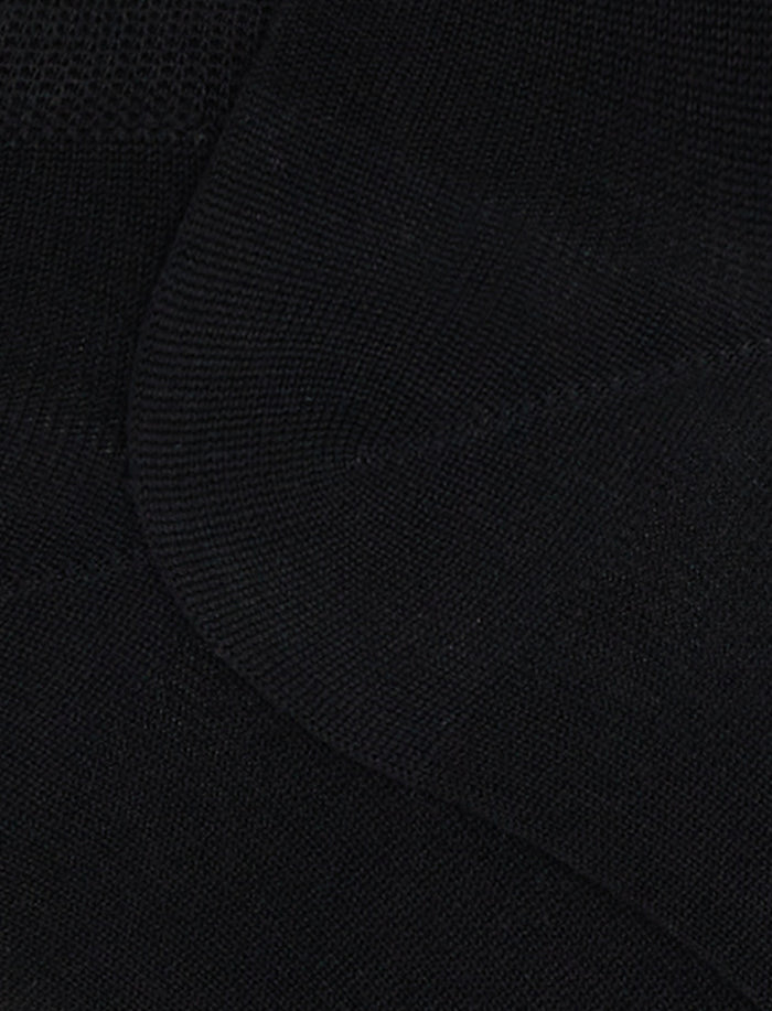 Calze fantasmini uomo cotone nero tinta unita - Gallo 1927 - Official Online Shop