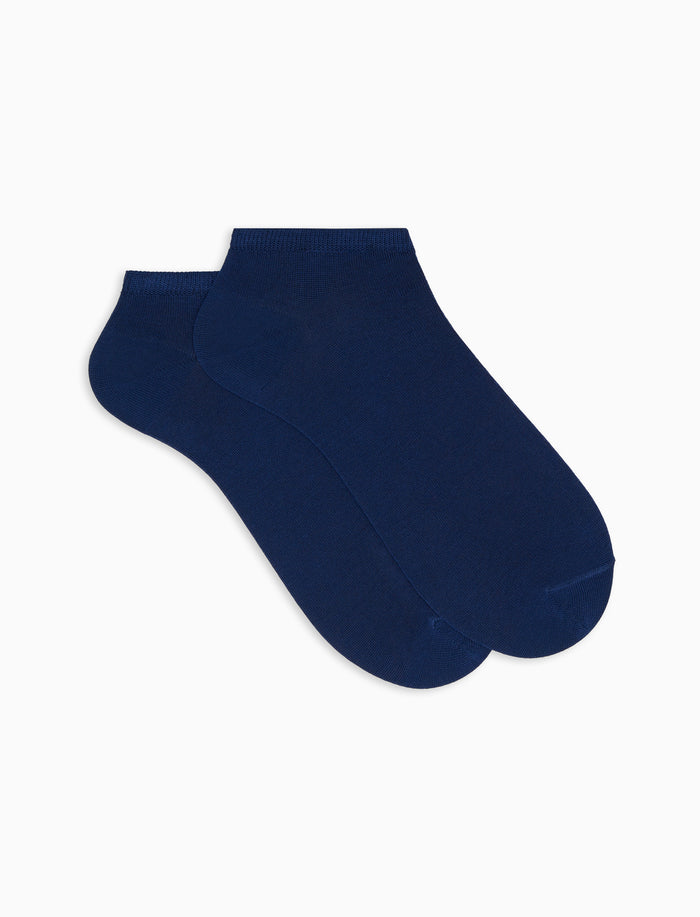 Calze fantasmini uomo cotone royal tinta unita - Gallo 1927 - Official Online Shop