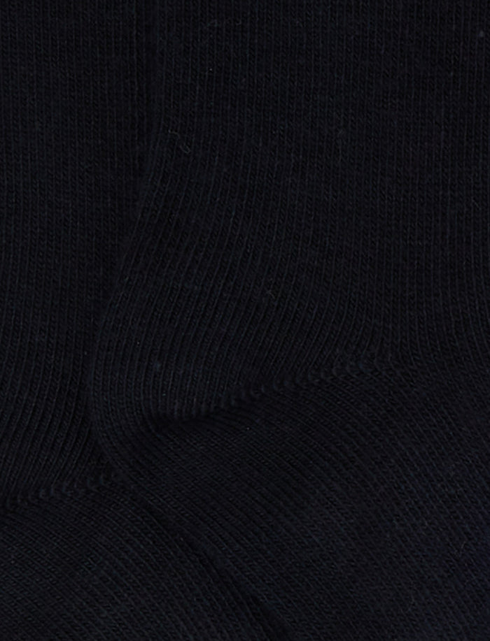Calze lunghe bambino cotone blu tinta unita - Gallo 1927 - Official Online Shop