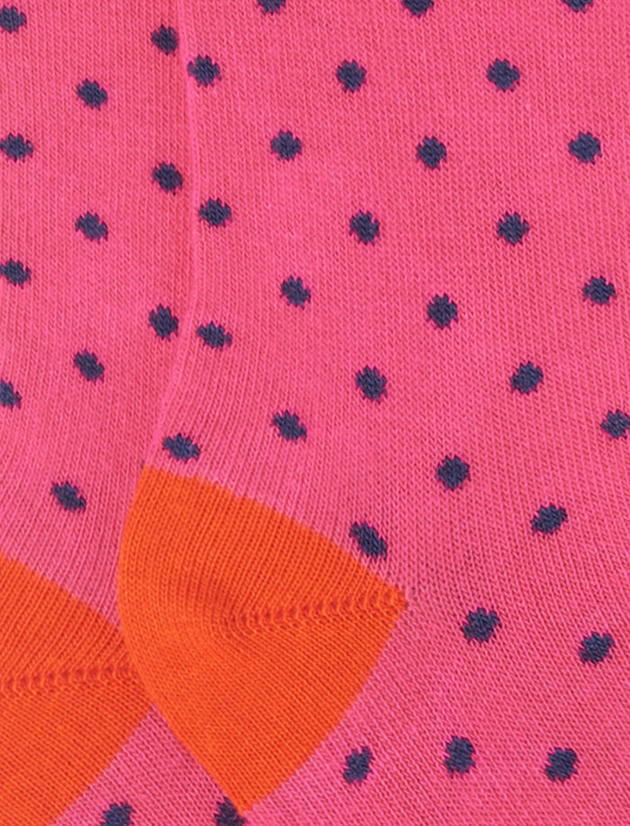 Calze lunghe bambino cotone giacinto fantasia pois - Gallo 1927 - Official Online Shop