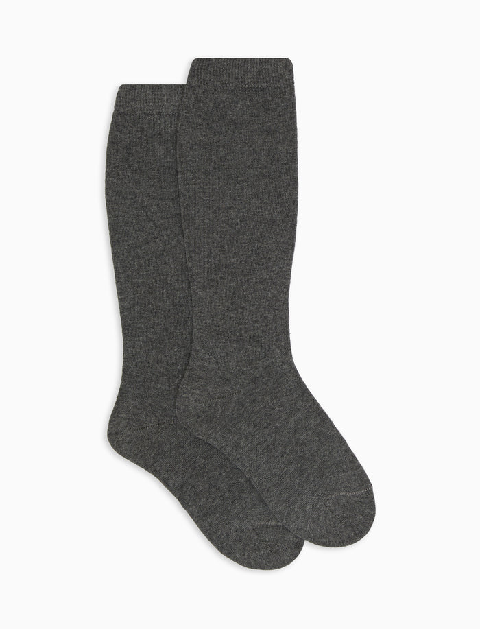 Calze lunghe bambino cotone pirite tinta unita - Gallo 1927 - Official Online Shop