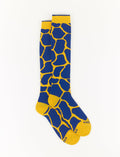 Calze lunghe donna cotone leggero narciso fantasia giraffa - Gallo 1927 - Official Online Shop