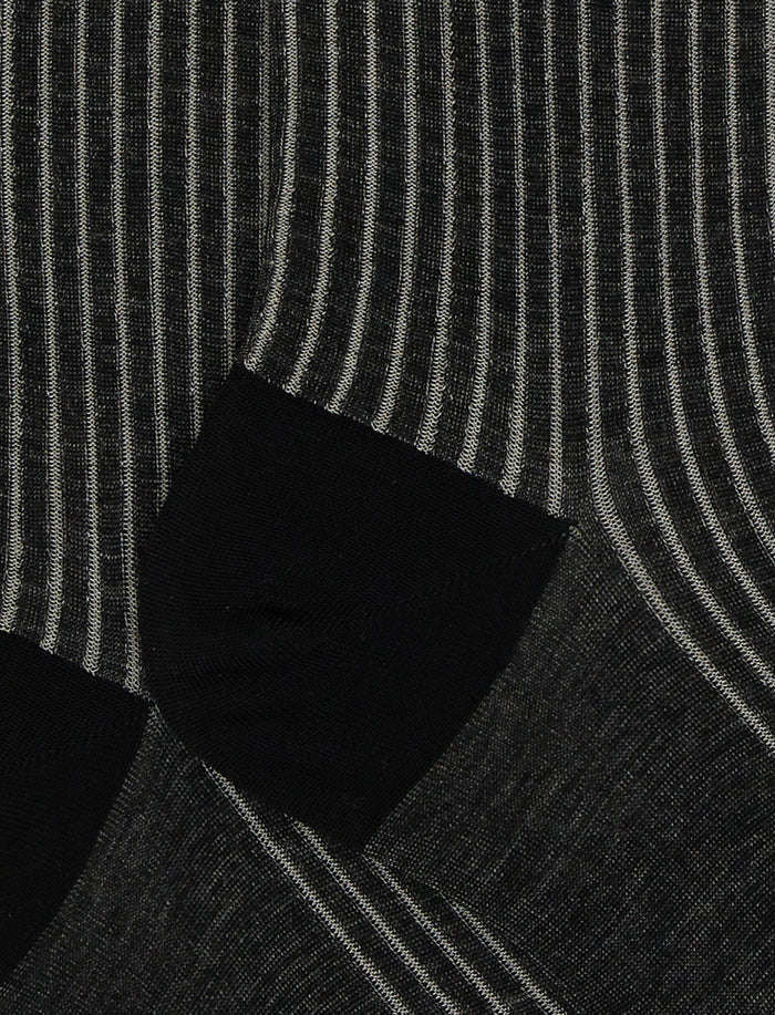 Calze lunghe donna cotone nero vanisé - Gallo 1927 - Official Online Shop