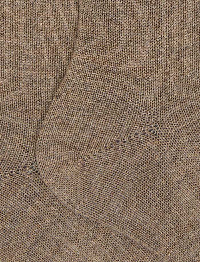 Calze lunghe donna lana, seta e cashmere glacé tinta unita - Gallo 1927 - Official Online Shop