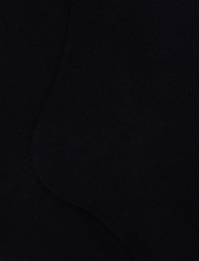 Calze lunghe uomo cotone blu tinta unita - Gallo 1927 - Official Online Shop