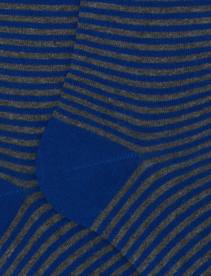 Calze lunghe uomo cotone copiativo righe windsor - Gallo 1927 - Official Online Shop