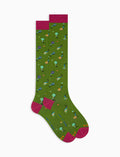 Calze lunghe uomo cotone leggerissimo cactus fantasia padel - Gallo 1927 - Official Online Shop