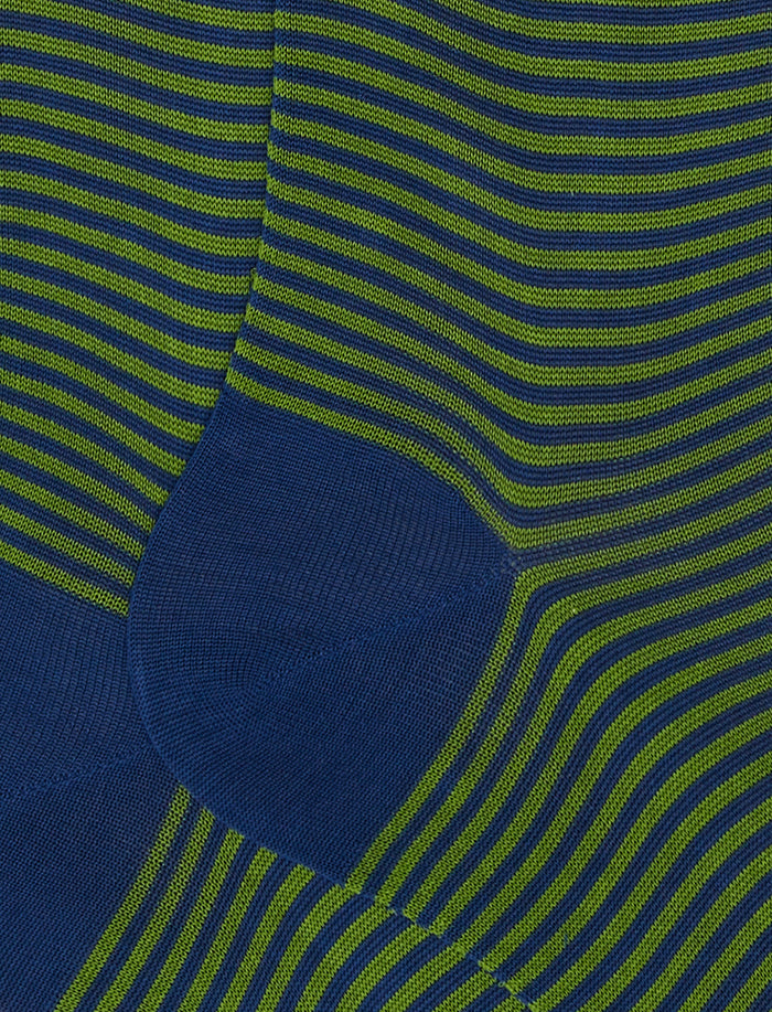 Calze lunghe uomo cotone royal righe windsor - Gallo 1927 - Official Online Shop