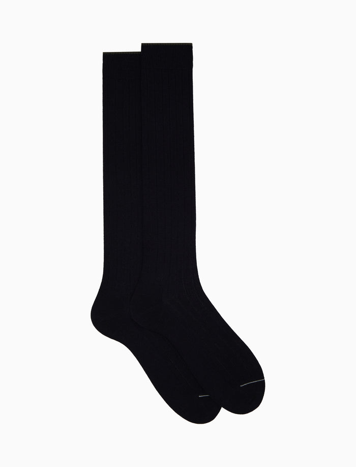 Calze lunghe uomo lana bordò tinta unita - Gallo 1927 - Official Online Shop