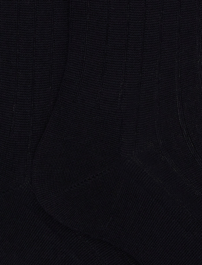 Calze lunghe uomo lana bordò tinta unita - Gallo 1927 - Official Online Shop
