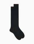 Calze lunghe uomo lana e cotone ferro twin rib - Gallo 1927 - Official Online Shop