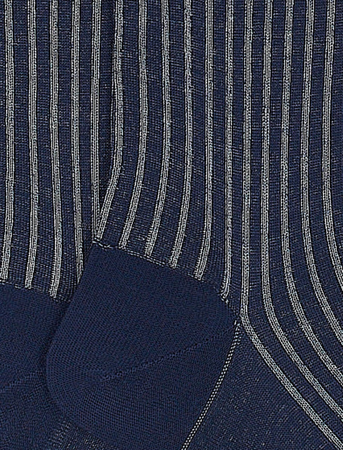 Calze lunghe uomo lana e cotone royal twin rib - Gallo 1927 - Official Online Shop