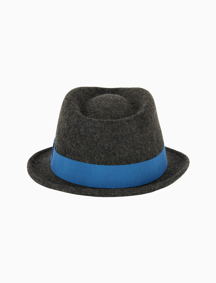 Cappello uomo feltro grigio tinta unita - Gallo 1927 - Official Online Shop