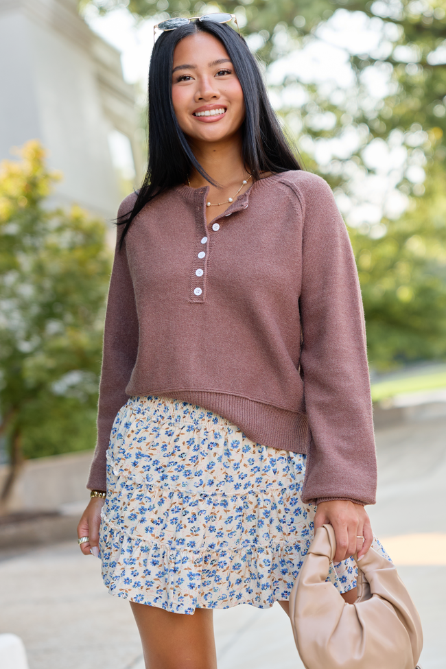 Casey Brown Henley Pullover
