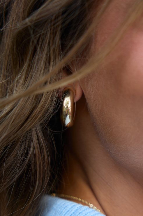 Ceramic And Gold Hoop Pack Green