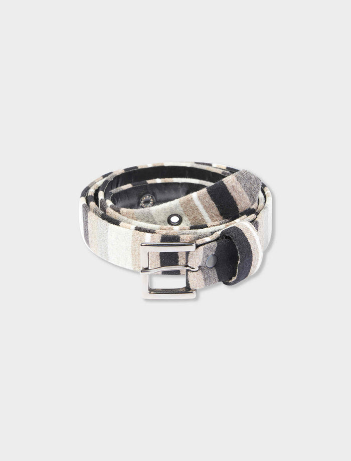 Cintura bassa donna pile nero righe multicolor - Gallo 1927 - Official Online Shop