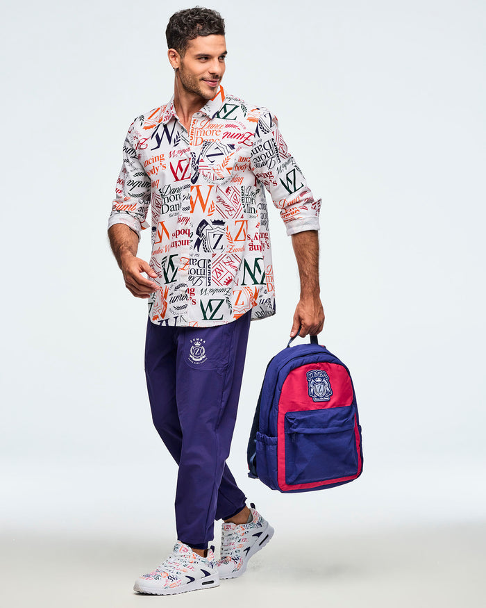 Soft Navy # Class of 2001 Backpack