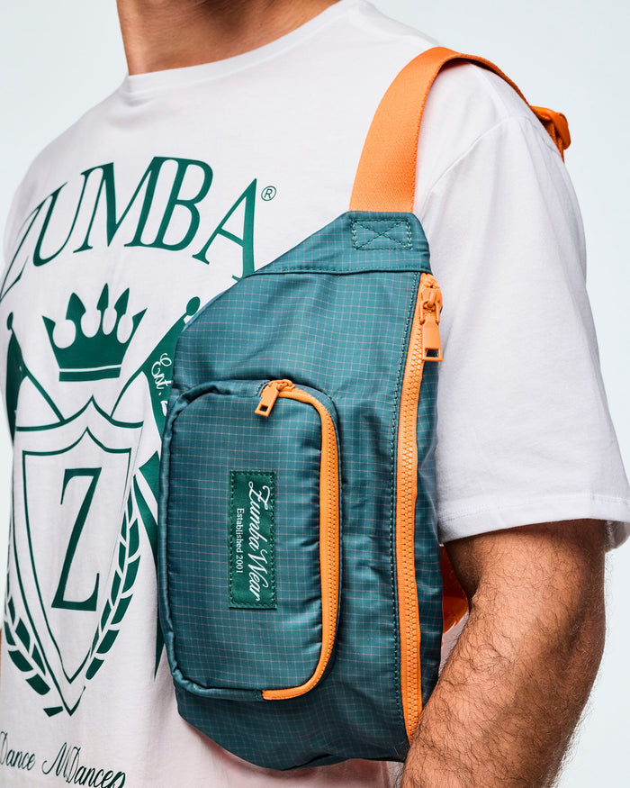 Teal Tango # Class of 2001 Crossbody Bag
