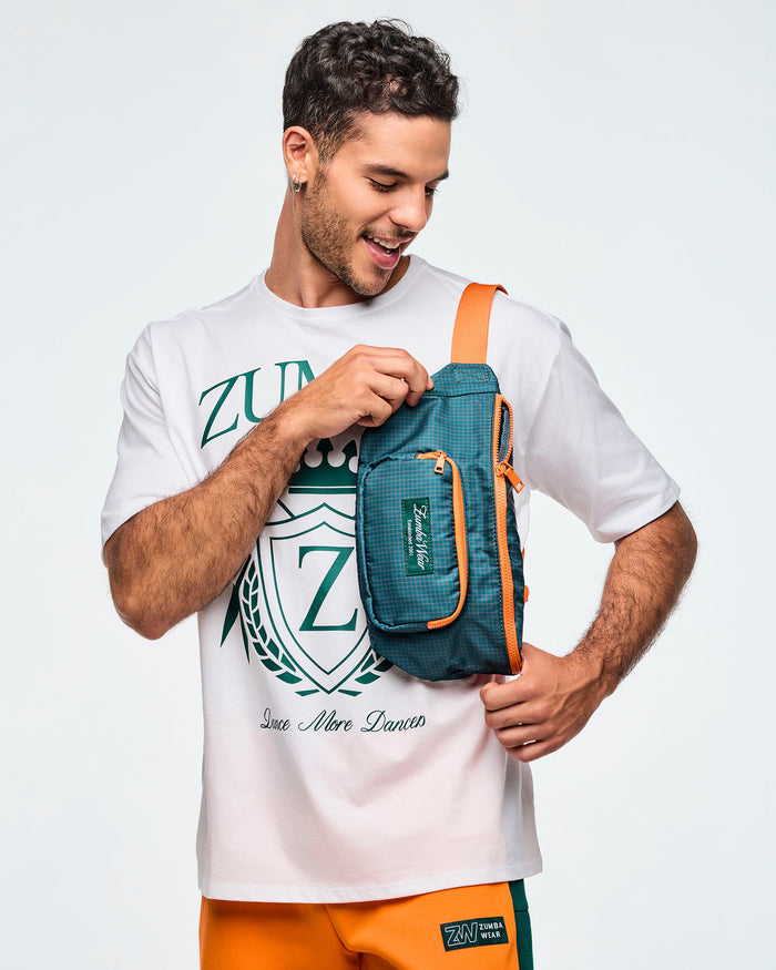 Teal Tango # Class of 2001 Crossbody Bag