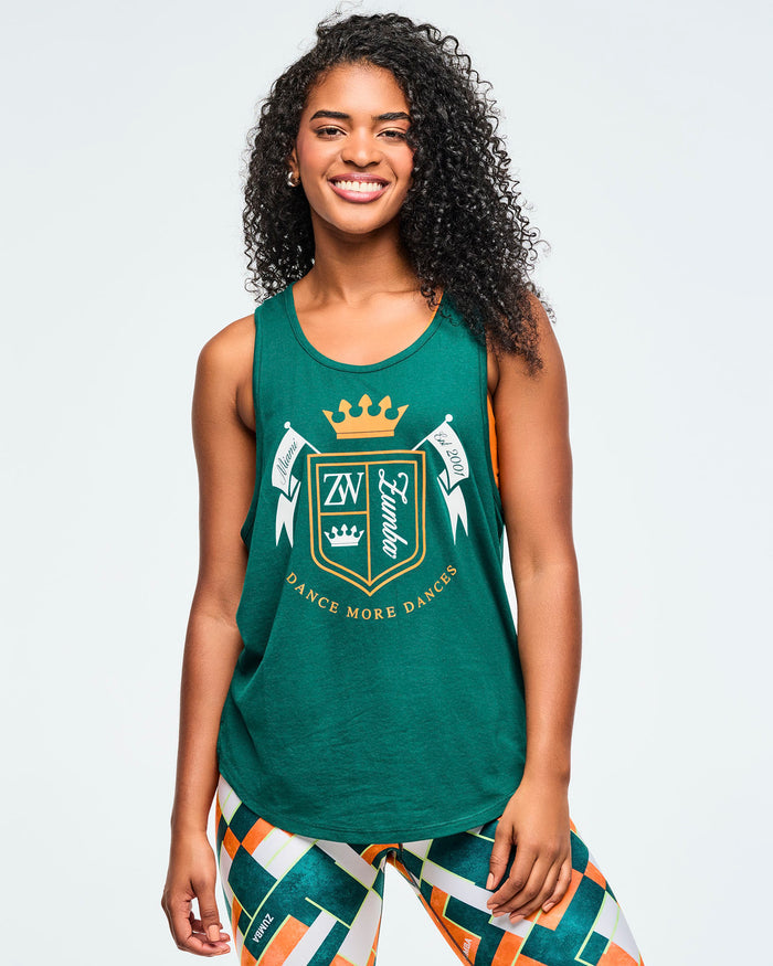 Teal Tango # Class of 2001 Men's Open Neck Tank