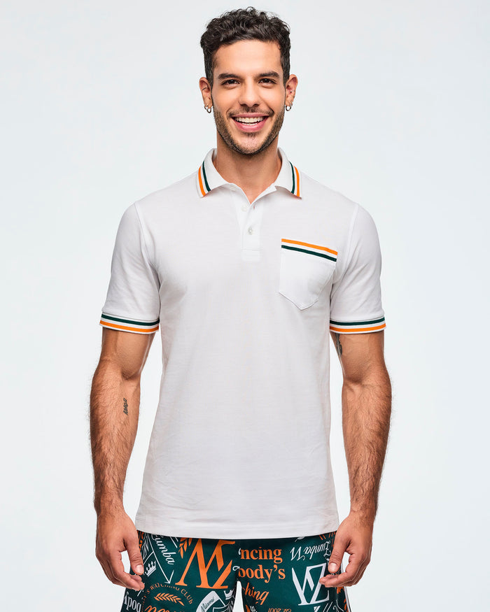 Wear It Out White # Class of 2001 Men's Polo