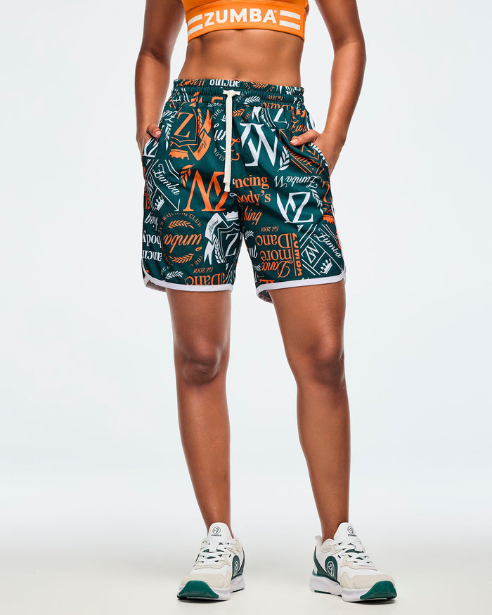 Dark Green/Orange # Class of 2001 Men's Woven Shorts